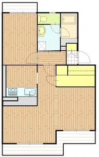 メゾンドカンパーニュ【1階】の間取り