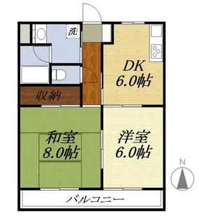 ハッピネス【2階】の間取り