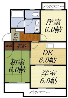 サリーナ浜北【4階】の間取り