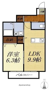 グランフォレスト【1階】の間取り