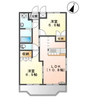 グローリア【1階】の間取り