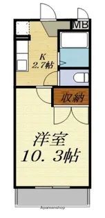 M・ウィル【201号室】の間取り