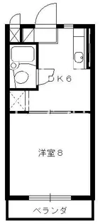 ルミエールメゾン越川【1階】の間取り