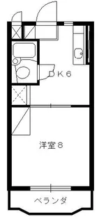 マンションアランフェス【205号室】の間取り