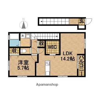 ハイランド・テラス【2階】の間取り