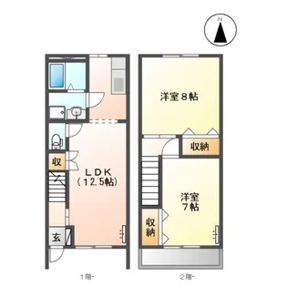 アルカディア【1階】の間取り