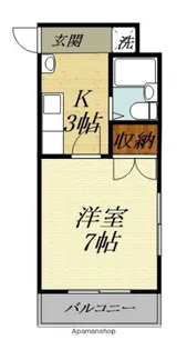 メゾンTERADA【201号室】の間取り