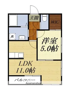 サンセール【2階】の間取り