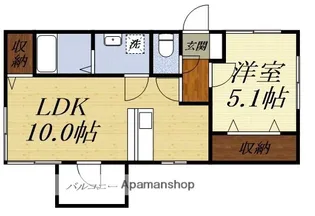 半田ビレッジ5【1階】の間取り