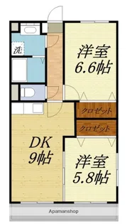 シャトーププレ【3階】の間取り