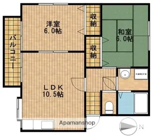 タミール【1階】の間取り