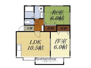 タミール【1階】の間取り