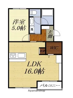 ノンパレイユ笠井【2階】の間取り
