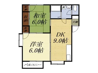 ラベンダーⅠ【2階】の間取り