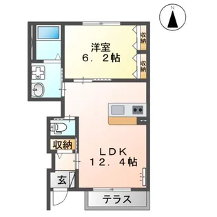 オハナ【1階】の間取り
