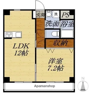 M・シュルプリーズ・ドゥ【1階】の間取り
