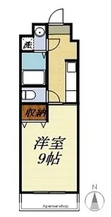 ヴィラグリーンハウス【3階】の間取り