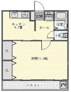 クラストA【1階】の間取り