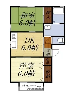 フラフィ【1階】の間取り