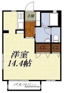 ノーヴァ【1階】の間取り