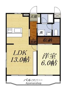 ヴィラ貴平(貴平町)【2階】の間取り