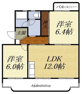 ハイフォレスト【1階】の間取り