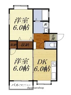ストーンヒルA【2階】の間取り