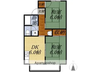 セジュールゆう N【2階】の間取り