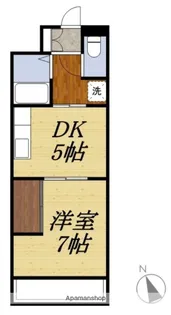 グランテット【4階】の間取り