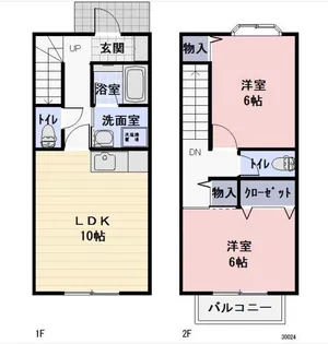SURPLUS ユーリン B【3号室】の間取り