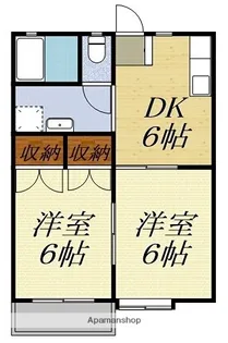 ハイツハイブリッジ【2階】の間取り