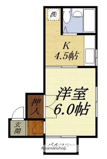 ツジハイツ【1階】の間取り
