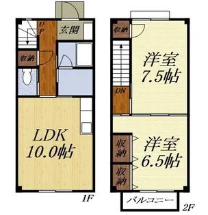 静岡県周智郡森町中川【テラスハウス】の間取り