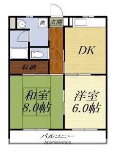 リュミエール(下石田町)【1階】の間取り