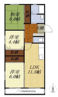 AAI高尾【4階】の間取り
