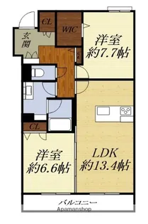 デュランタ【2階】の間取り