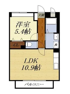 アンソレイエ【1階】の間取り