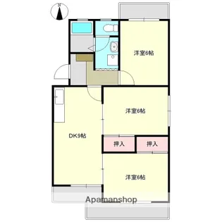 SENT FRANCIS(セントフランシス)【2階】の間取り