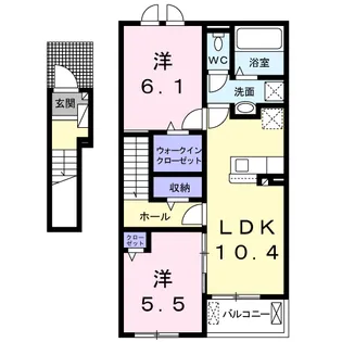 シンフォニア【2階】の間取り