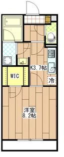 1Kの間取り画像