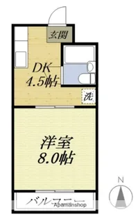 ハイツベア細江【2階】の間取り