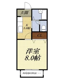 メゾネットサンゴ【1階】の間取り