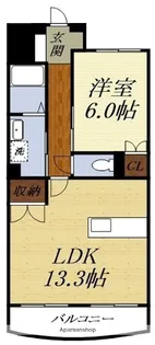 グランドゥール【3階】の間取り