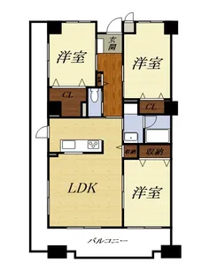 グライス武藤【3階】の間取り