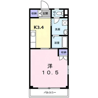 ヴィラグレイスⅡ【1階】の間取り