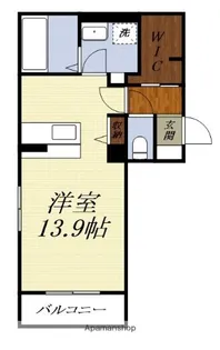 クレシア【303号室】の間取り