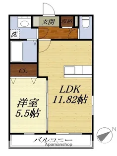 プリマヴェーラ中泉【3階】の間取り