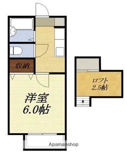 ベル東海【103号室】の間取り