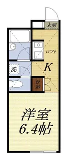 1Kの間取り画像