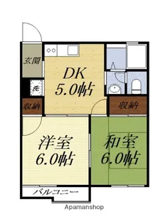 フレグランスあさひ【2階】の間取り